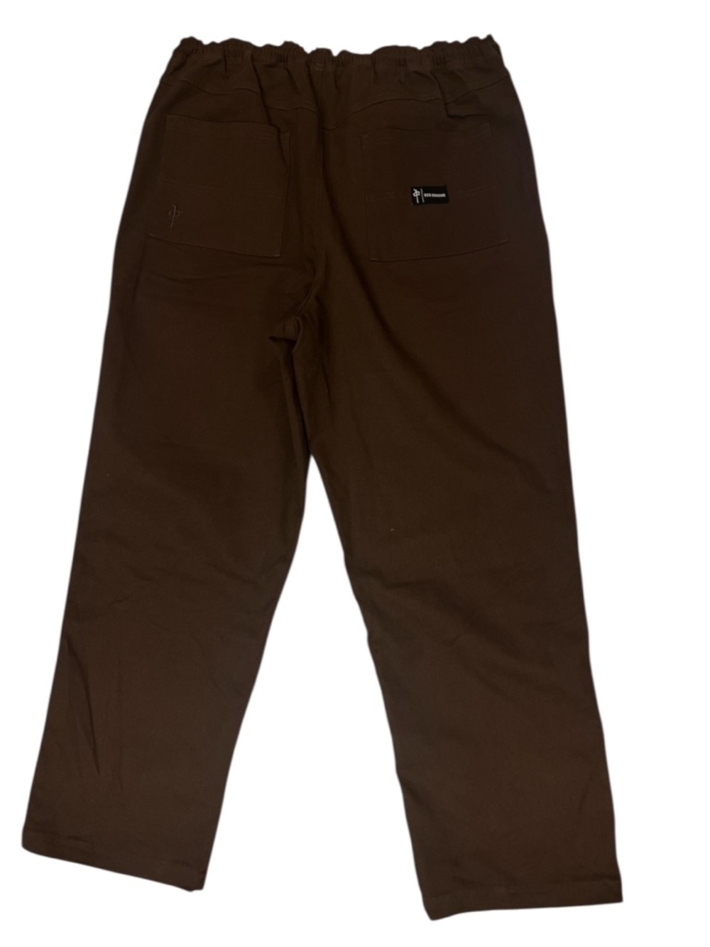 Ryan decenzo Red dragon baggy wide leg brown joggers size XL